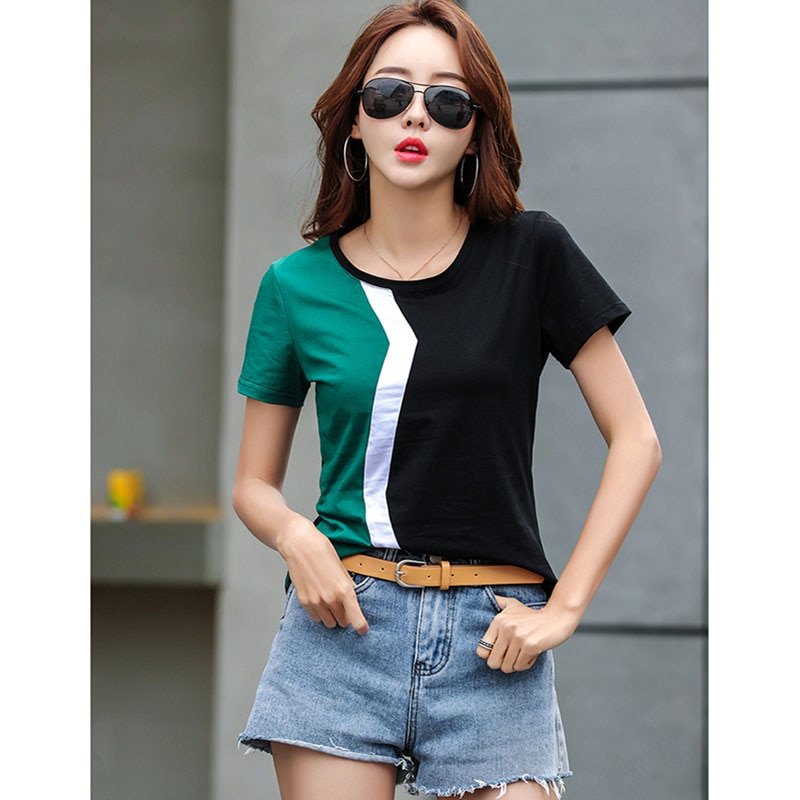 Green Black Lighten Design Tshirt