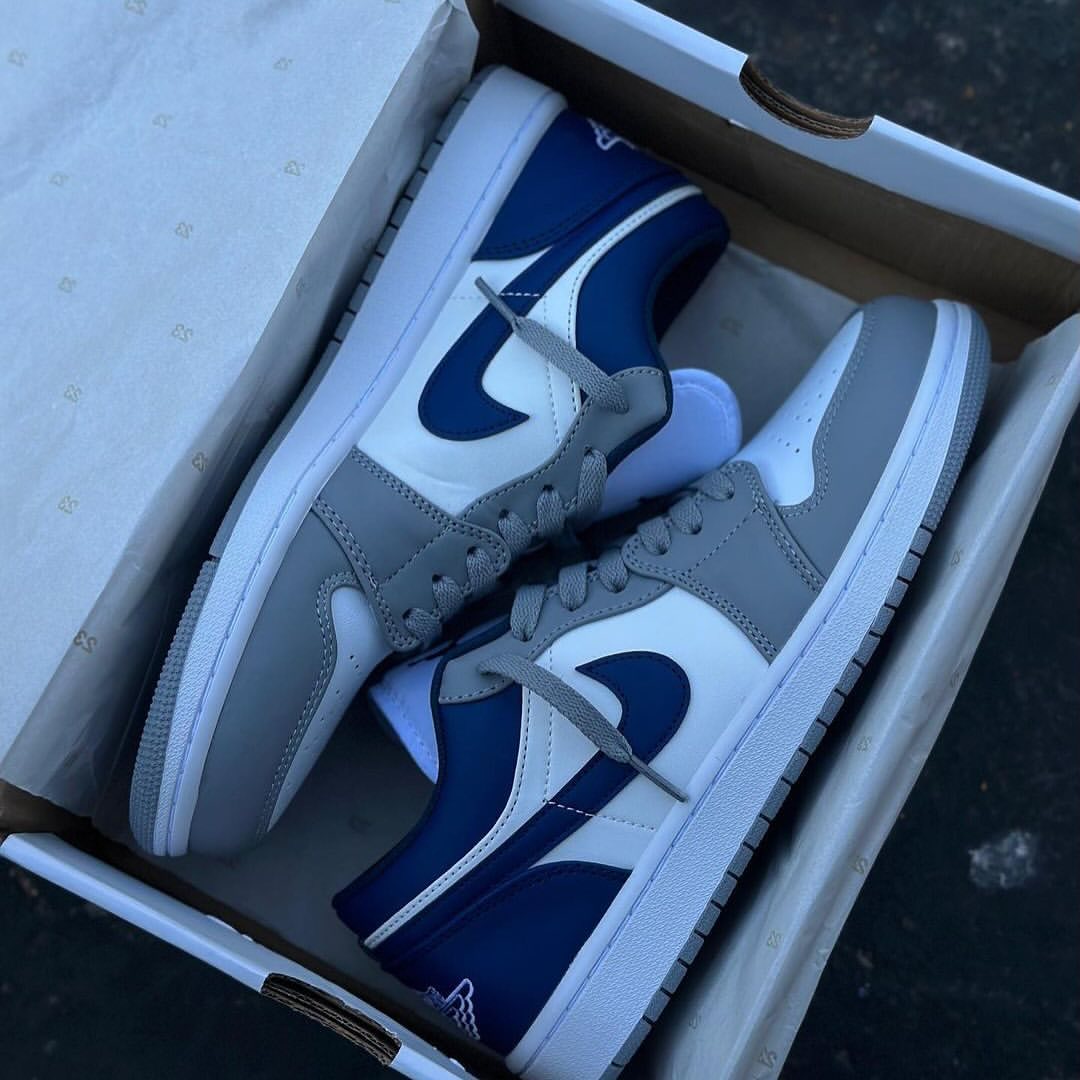 Air Jordan 1 Low “True Blue” 💙🤍_2