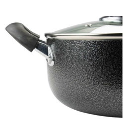 Brentwood BPS-207G 7-Piece Non-Stick Aluminum Cookware Set, Granite 