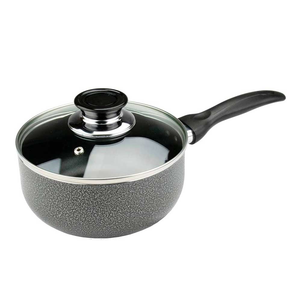 Brentwood BPS-207G 7-Piece Non-Stick Aluminum Cookware Set, Granite _5