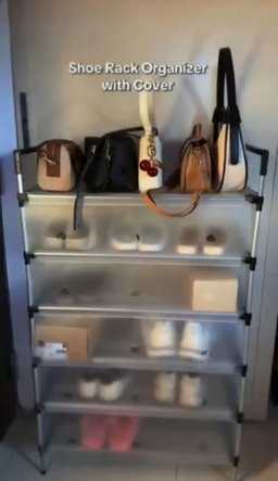  6 Shelves Dust Proof Shoes Stand