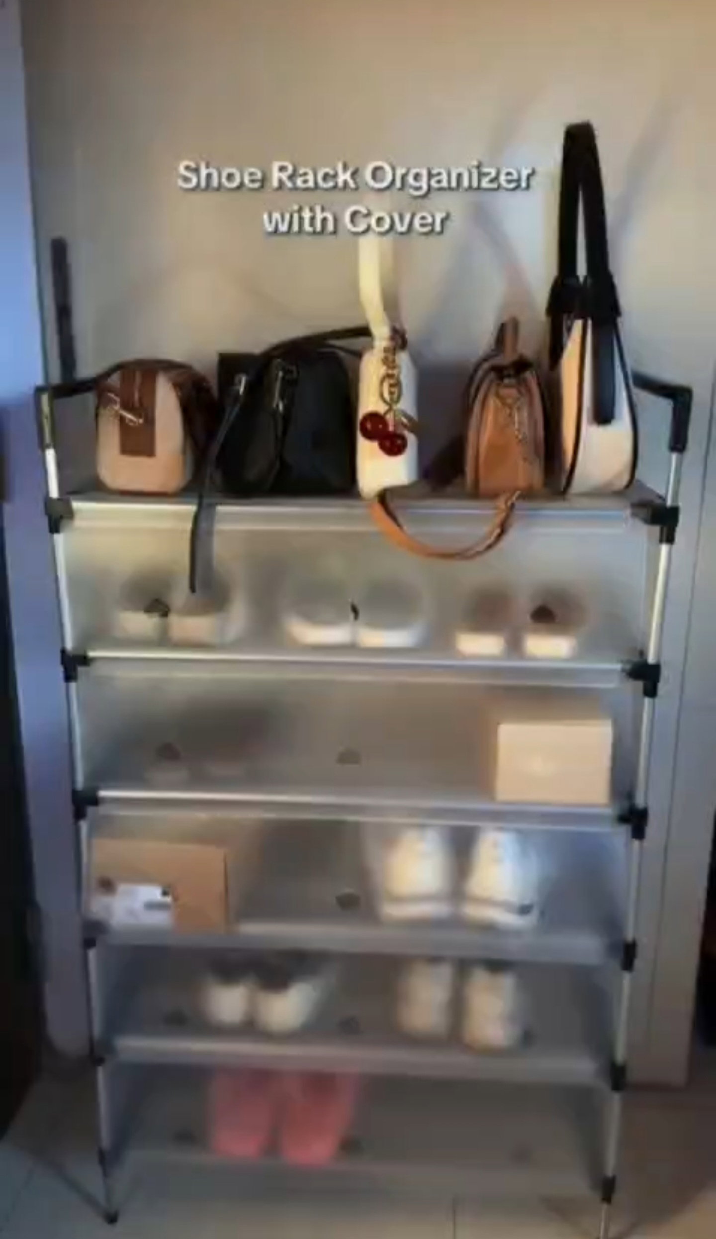  6 Shelves Dust Proof Shoes Stand_2