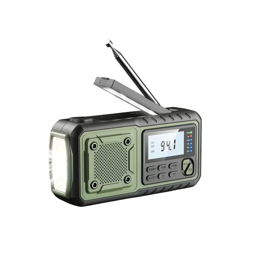 Solar Hand Crank Radio / Power Bank