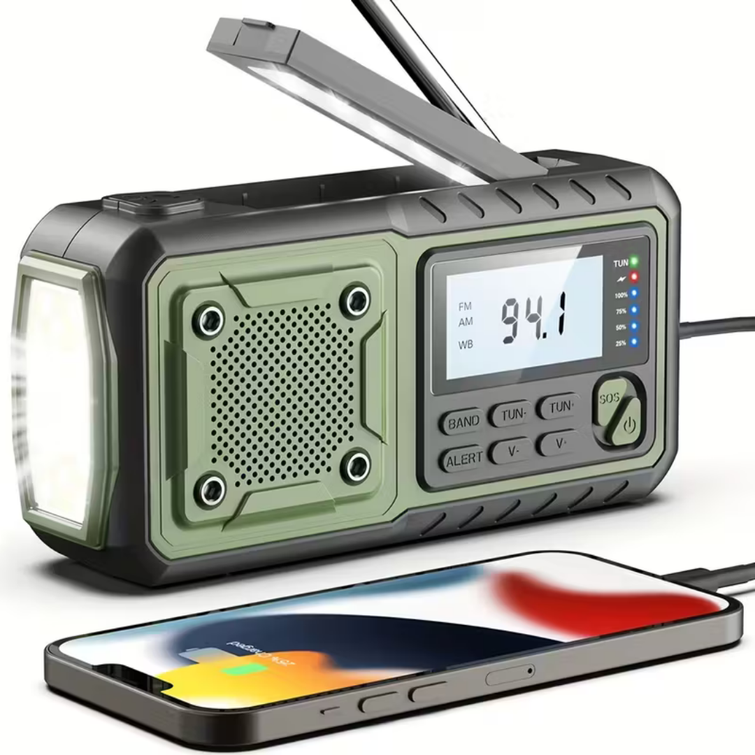 Solar Hand Crank Radio / Power Bank_4