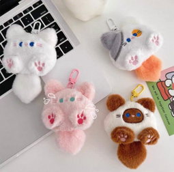 Bubble Cat Keychains