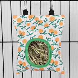 Orange hay bag