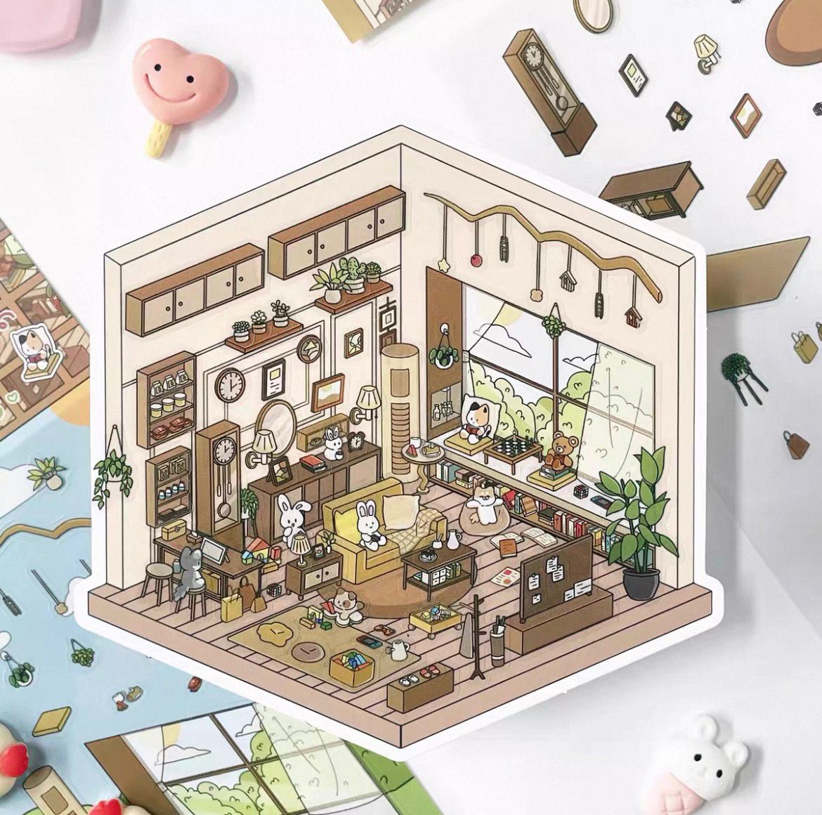 Pastel Room Decor Sticker Kit_3