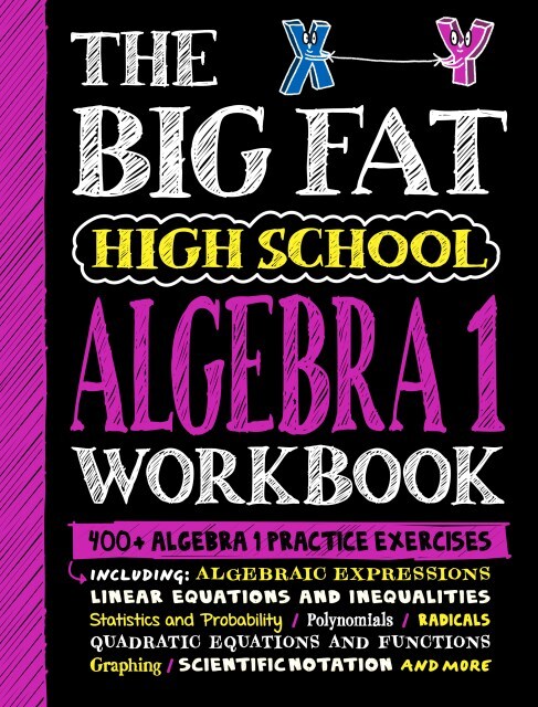 The Big Fat High School Algebra 1 Workbook_0