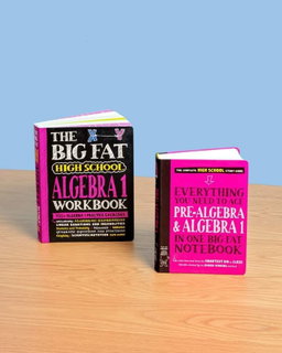 Big Fat Notebook High School Pre-Algebra & Algebra 1 Math Set