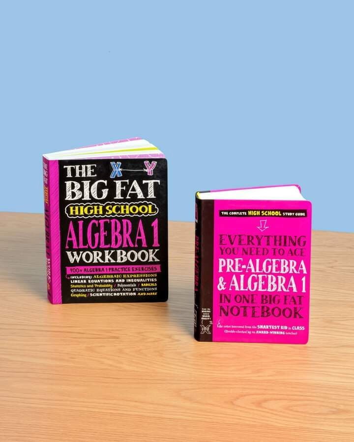 Big Fat Notebook High School Pre-Algebra & Algebra 1 Math Set