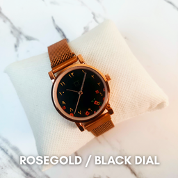 Mesh Editions Flower Dial Black Dial 
