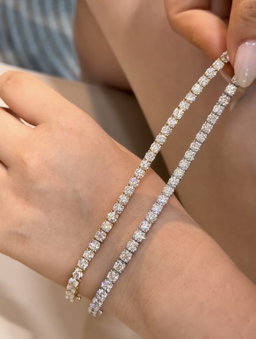 (PO) REGULAR TENNIS BRACELET- GOLD 