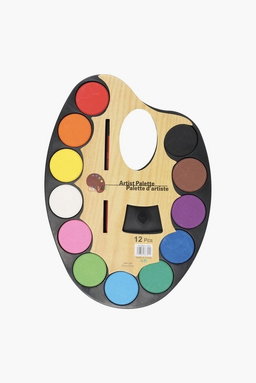 Artist Palette Water Color Set - 12 Color 