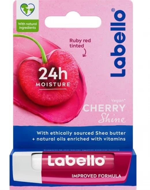 LABELLO Cherry SHINE 24h  Moisture لابيلو مرطب الشفاه شيري