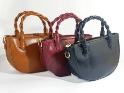 Twist Handle Midi Handbag 