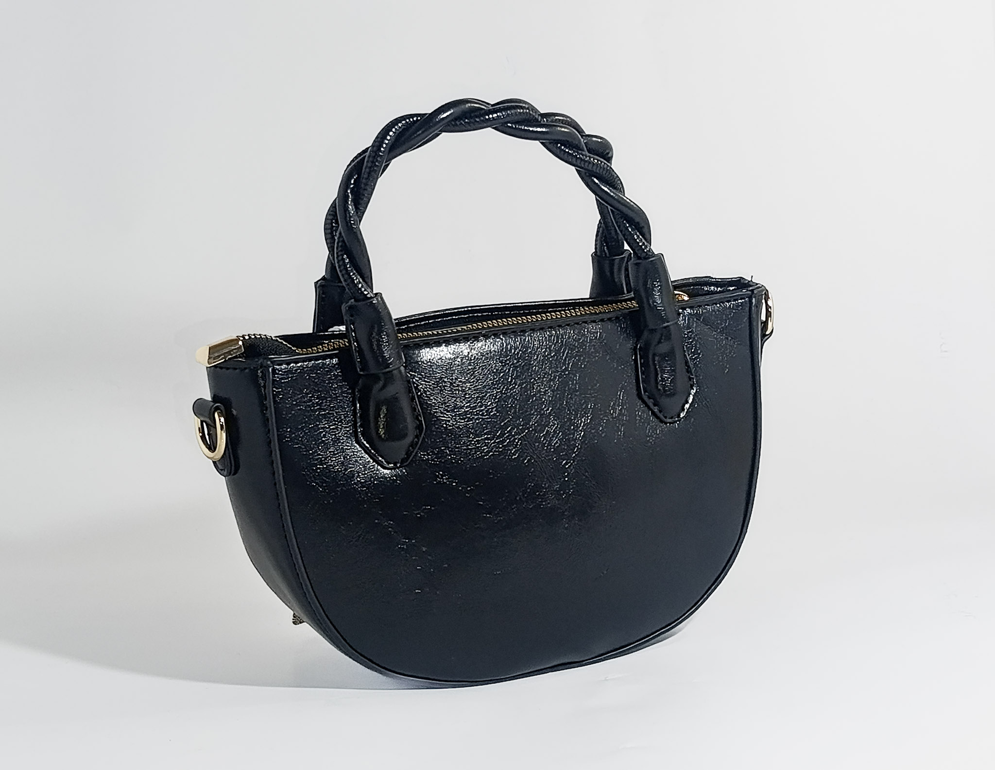 Twist Handle Midi Handbag _1