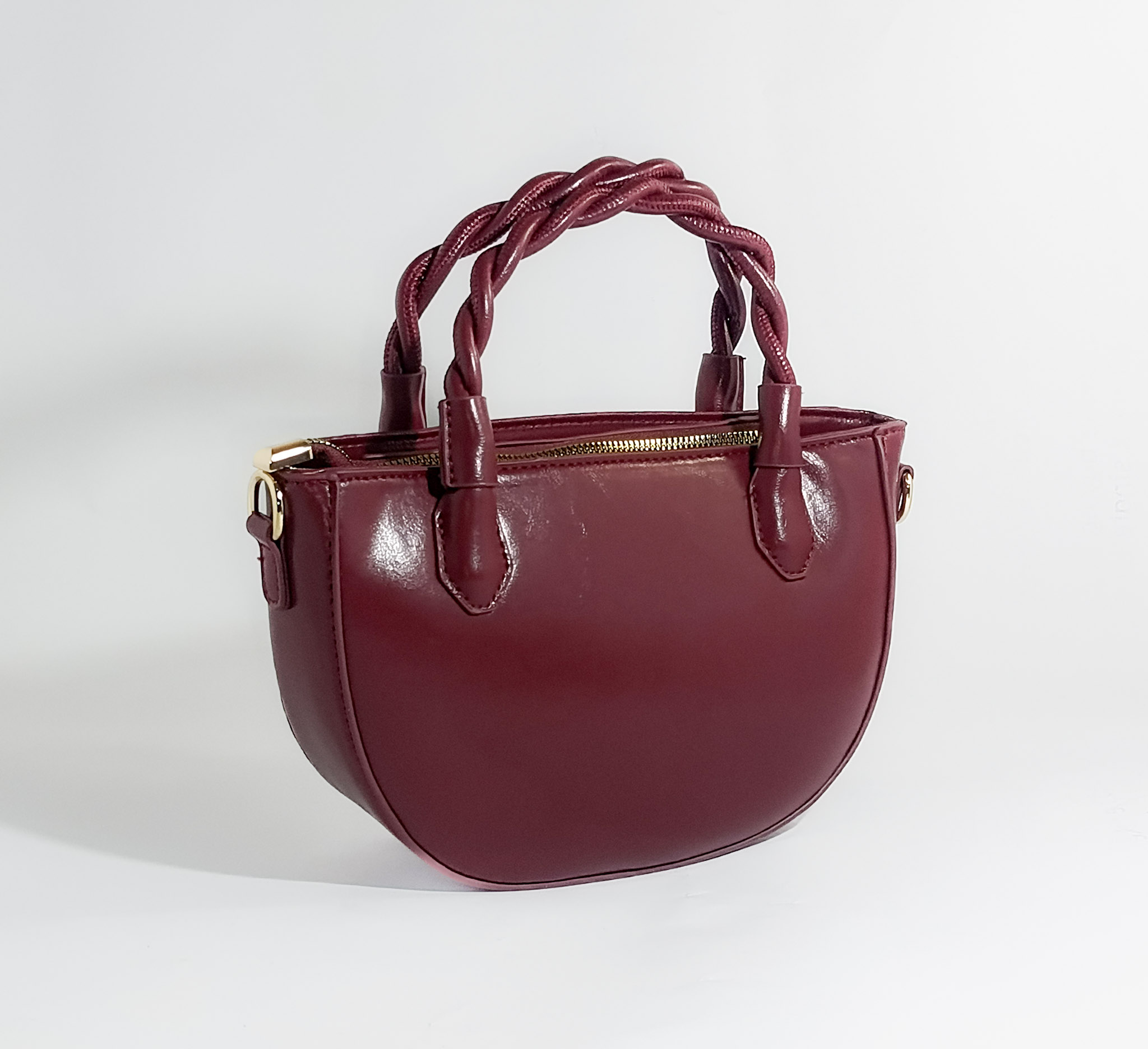 Twist Handle Midi Handbag _2