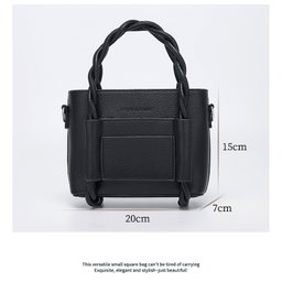 Casual Twist Handle Bag