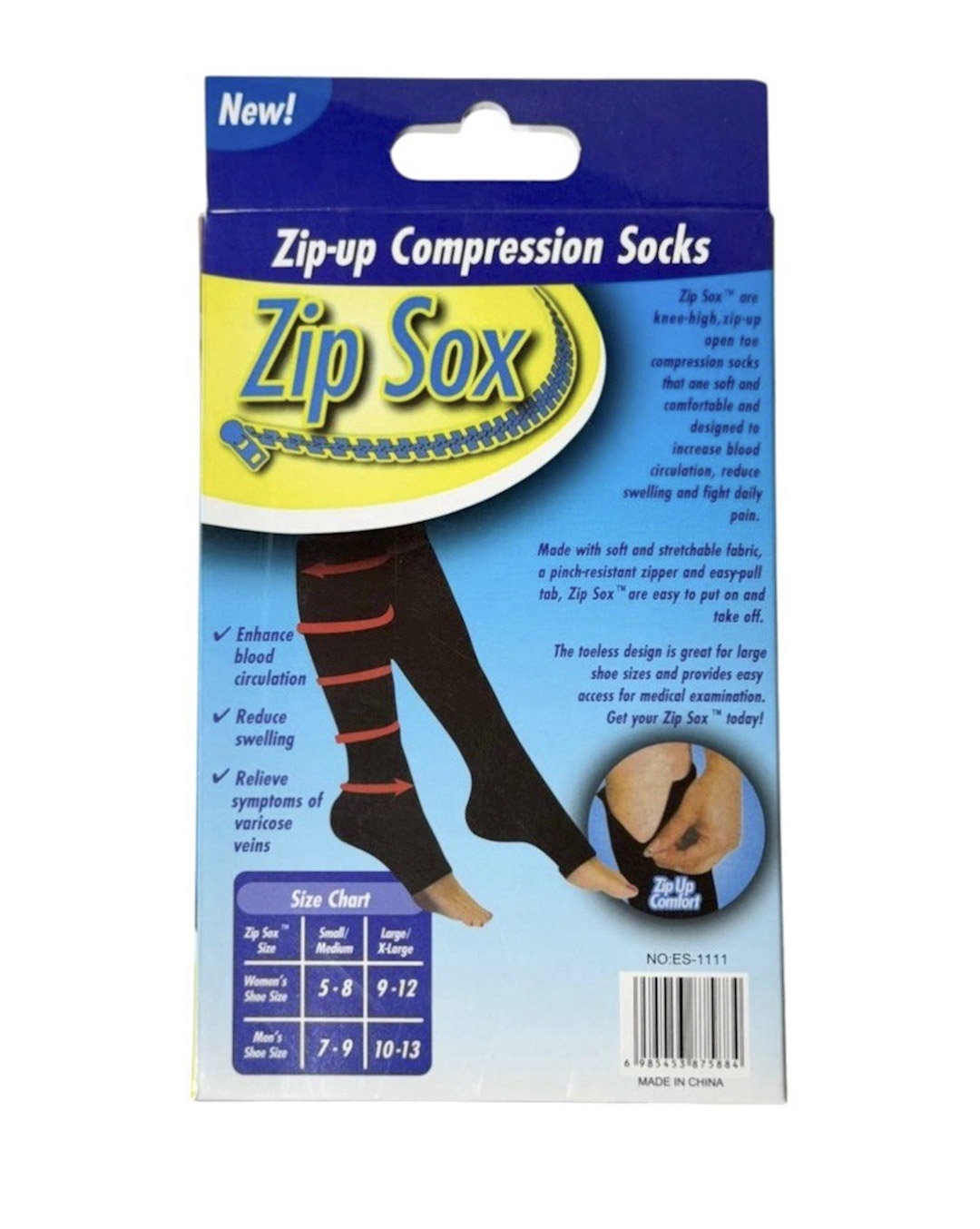 Zip-up Compression Socks. _0