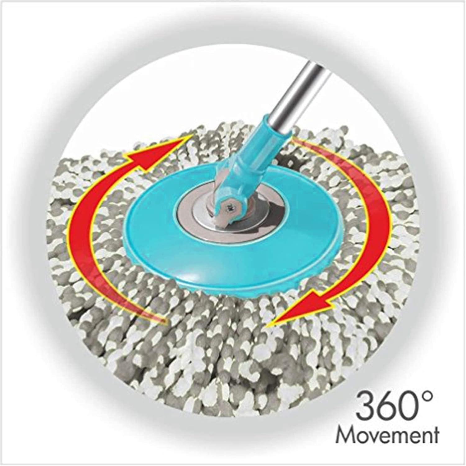 AuraClean Pro 360° Spin Magic Mop System_3
