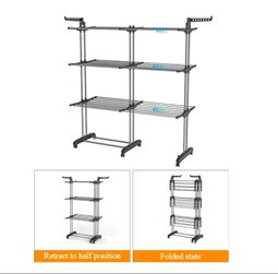 Heavy Duty Double Side Clothes Drying Rack