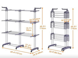 Heavy Duty Double Side Clothes Drying Rack