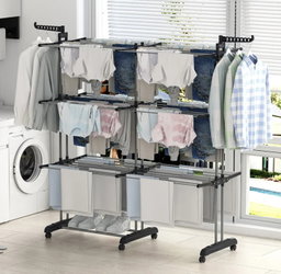 Heavy Duty Double Side Clothes Drying Rack
