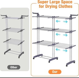 Heavy Duty Double Side Clothes Drying Rack