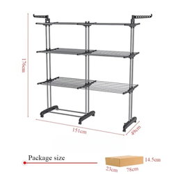 Heavy Duty Double Side Clothes Drying Rack