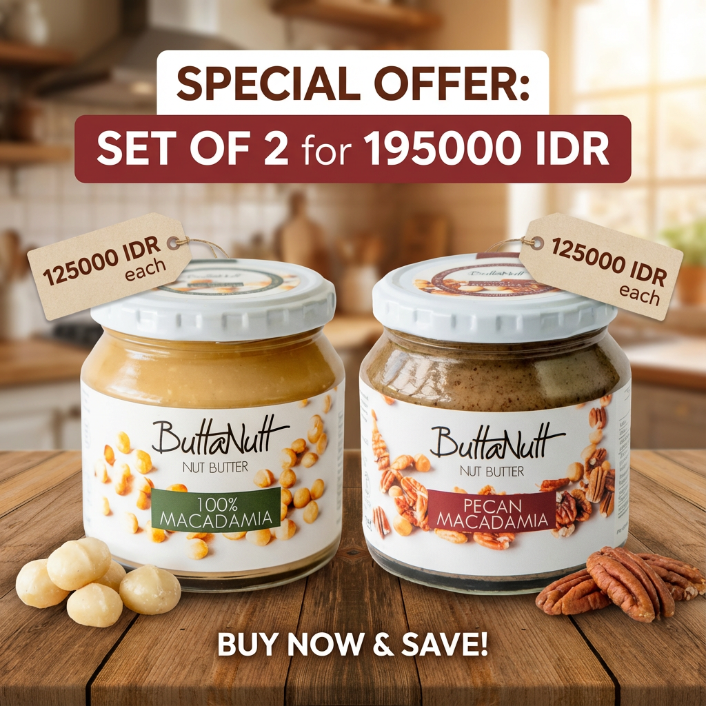 Promo Set of Macadamia and Pecan - Macadamia Nut Butter_0