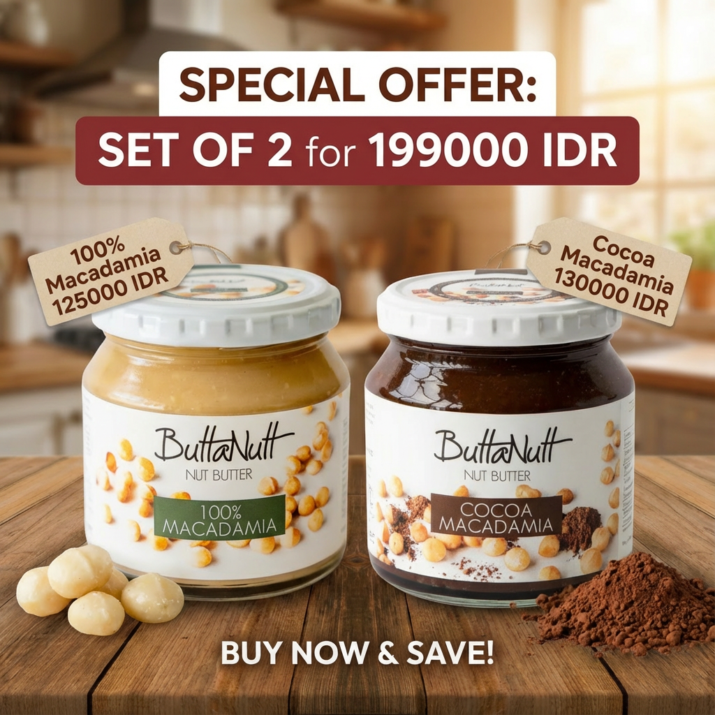 Promo Set of Macadamia and Cocoa Macadamia Nut Butter_0