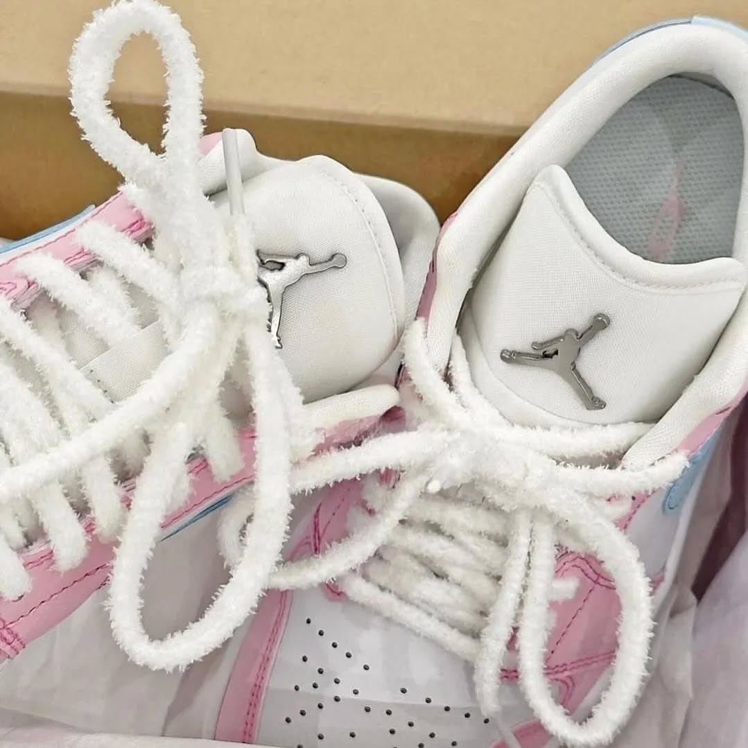 Air Jordan 1 Low “Pink Paw Print” 🎀🌸_5