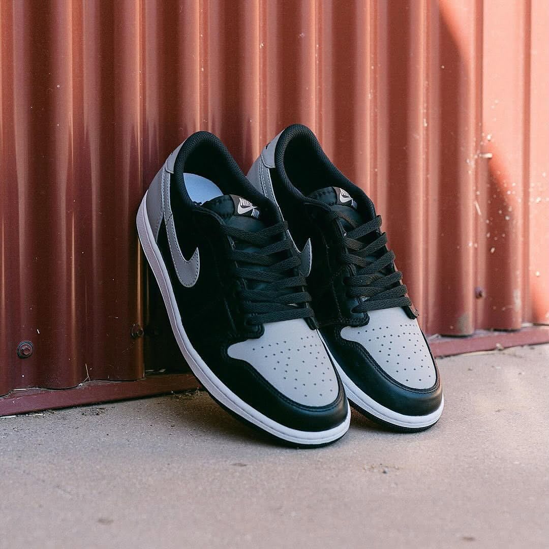 Air Jordan 1 Low “Shadow Leather” ⚫️🤍_5