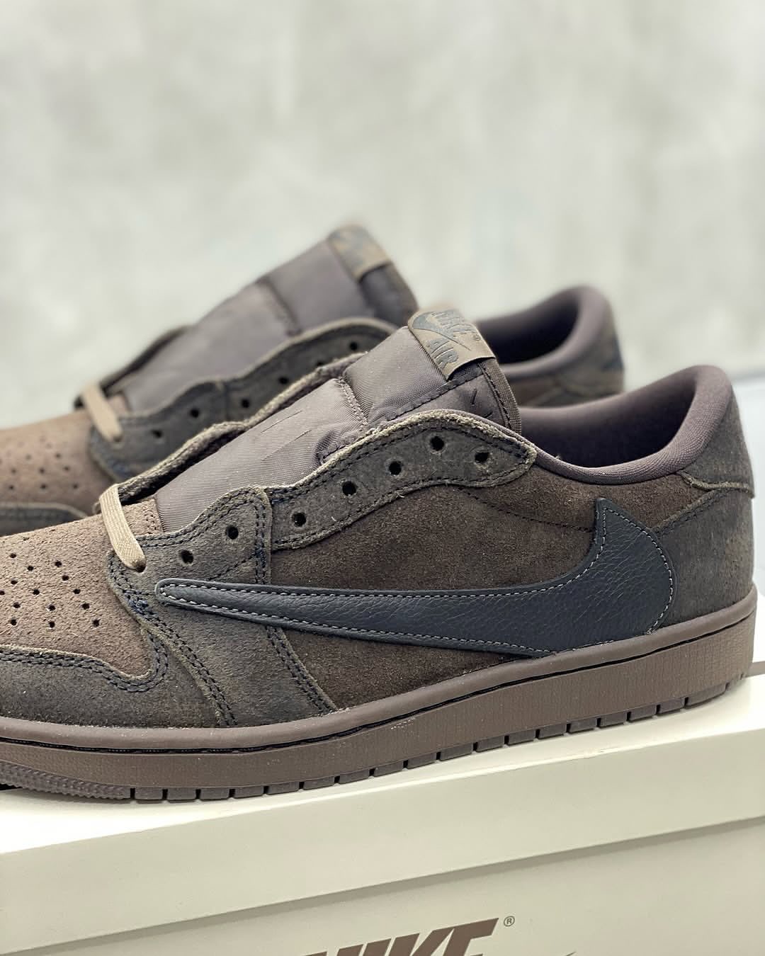 Travis Scott x Air Jordan 1 Low OG SP “Velvet Brown ” 🤎_4