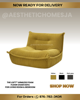 The Loft™ Armless Foam Floor Chair Sofa for Living Room & Bedroom