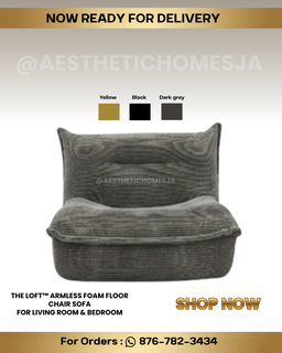 The Loft™ Armless Foam Floor Chair Sofa for Living Room & Bedroom
