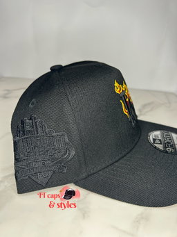 Black la with flame 9forty new era 