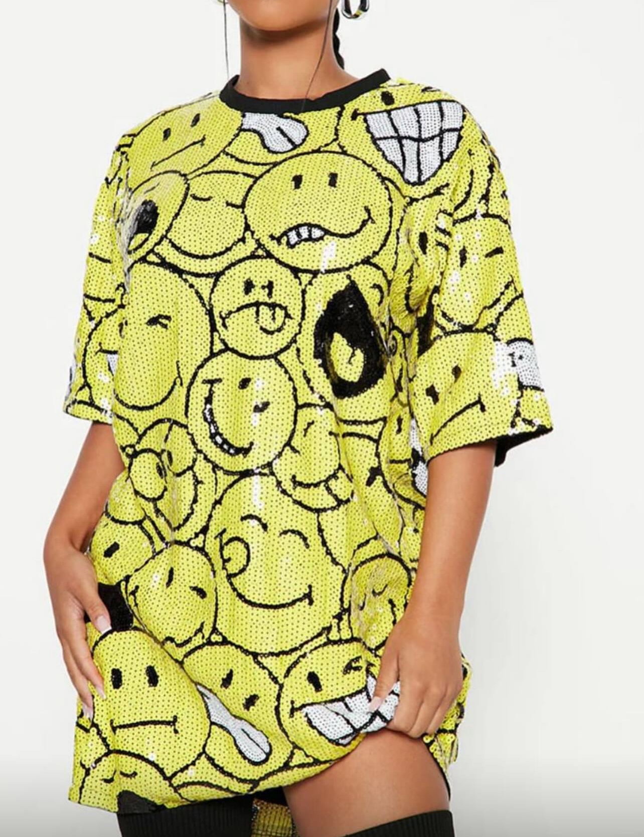 SEQUENCE SMILY OVERSIZED TOP_0