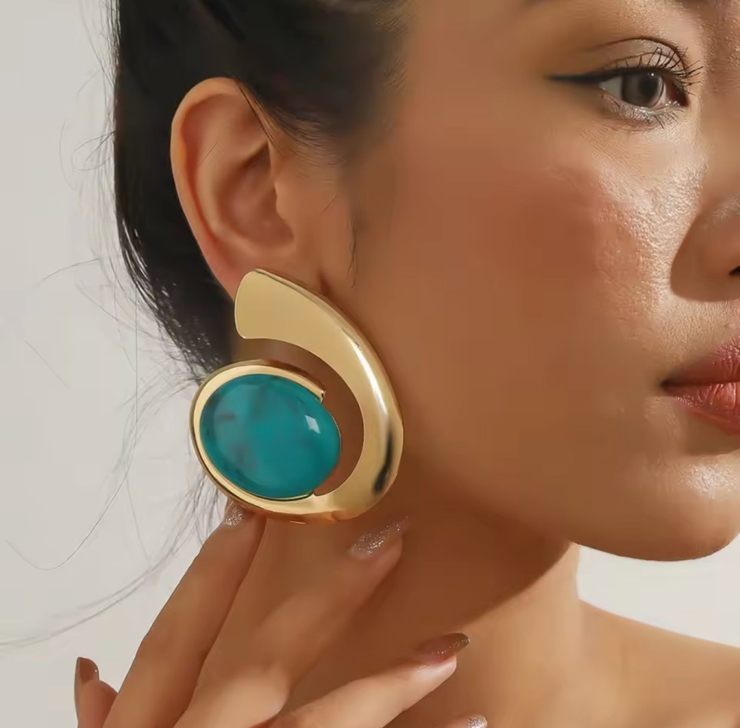 MARBLE EARRINGS