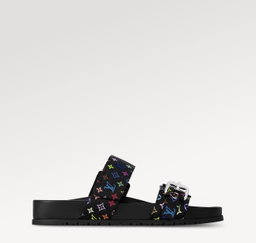 Sandálias Louis Vuitton Murakami Pretas
