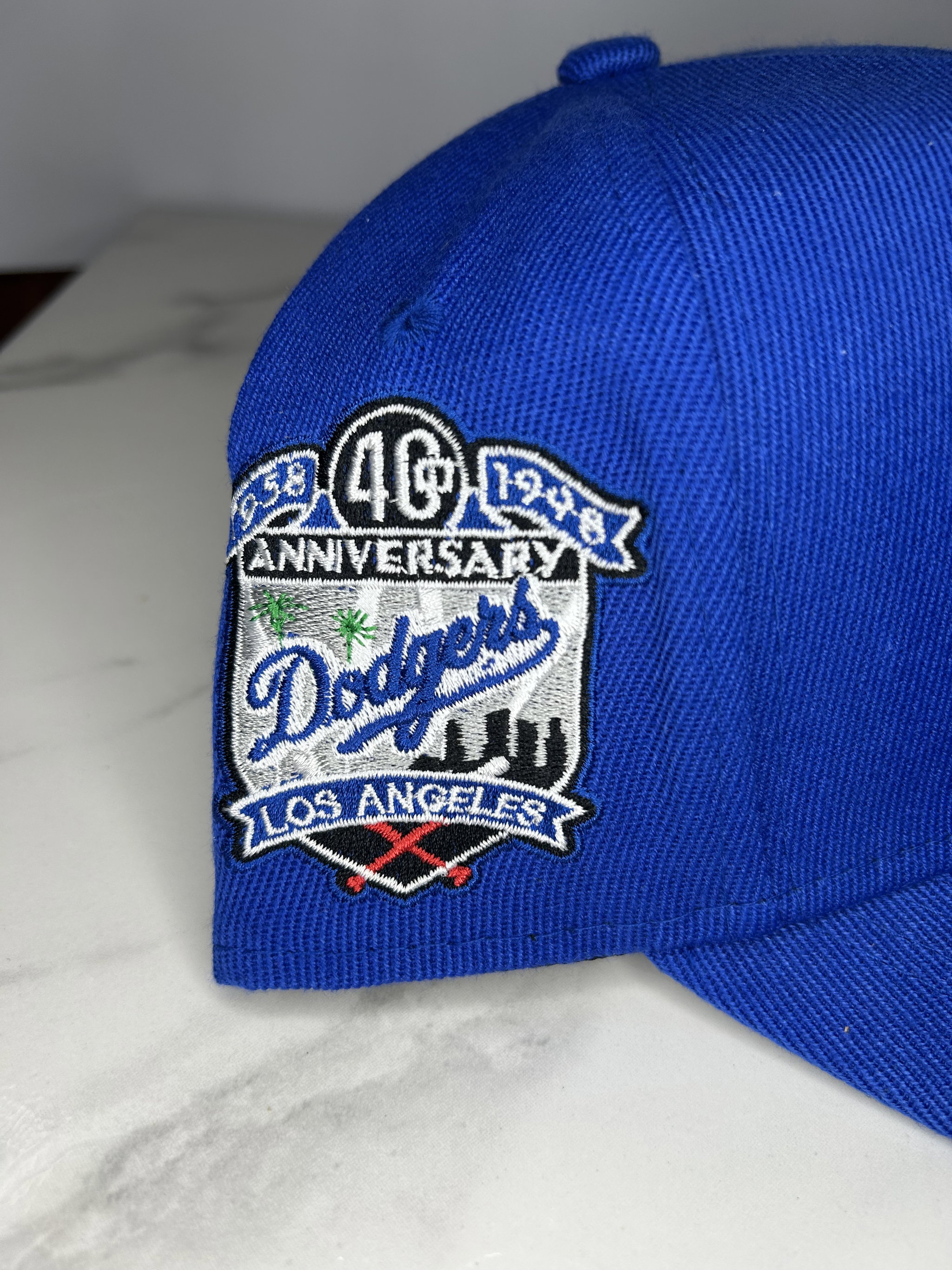 Blue LA dripping logo new era_2