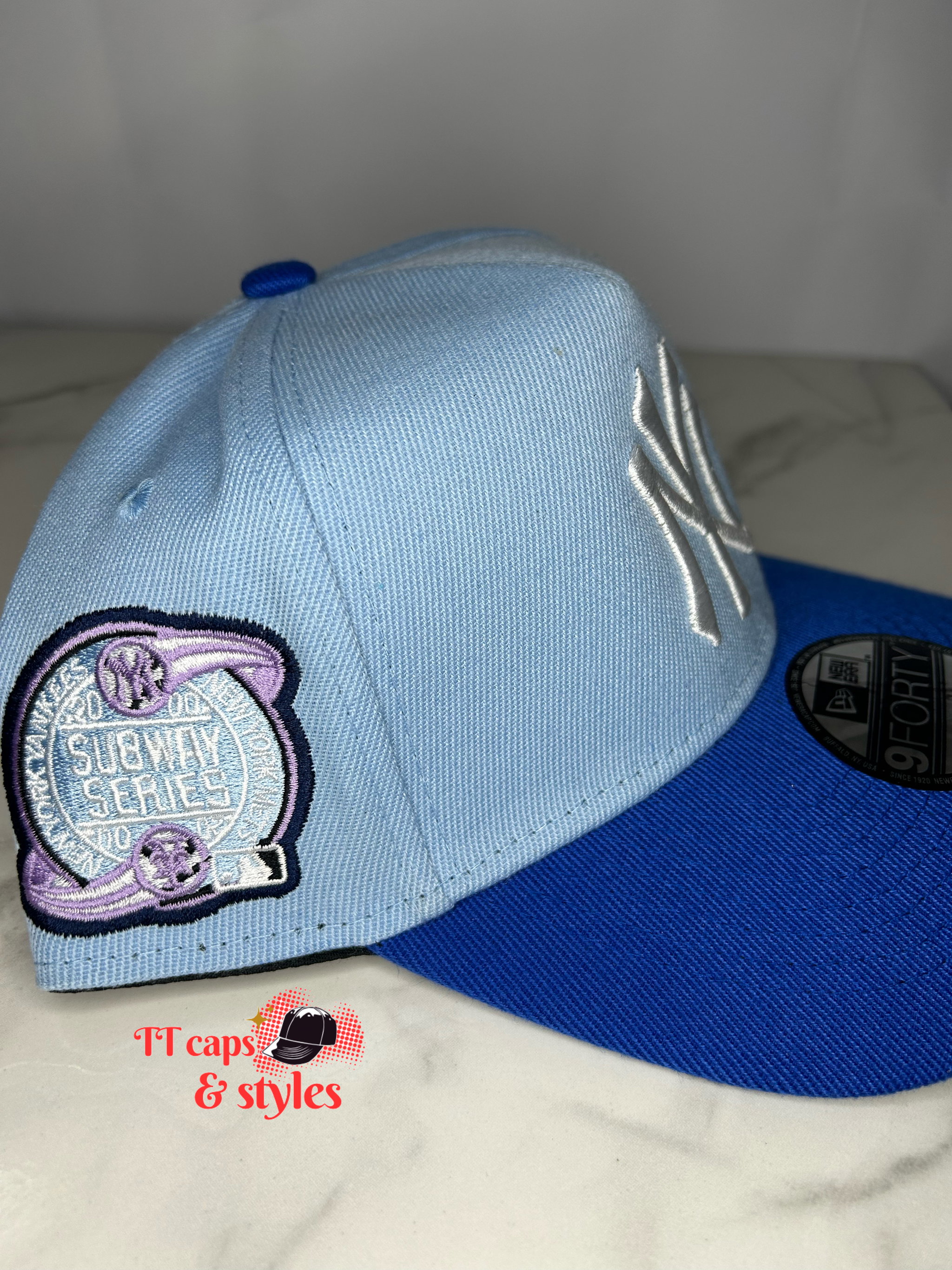 Double blue NY new era subway series 2000_1