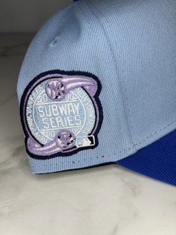 Double blue NY new era subway series 2000
