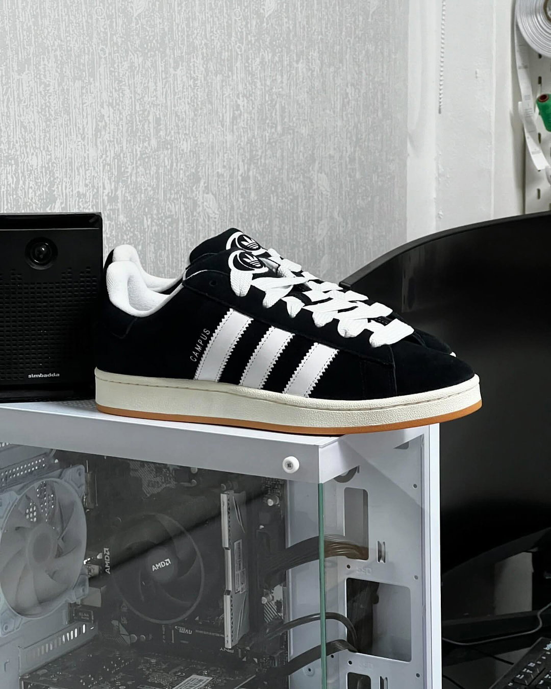 Adidas Campus 00s “Black / Cream” (Gum Outsole)