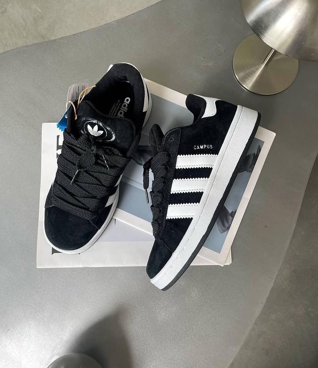 Adidas Campus 00s “Black / White” (Gum Outsole)_0
