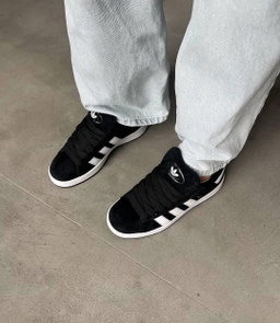Adidas Campus 00s “Black / White” (Gum Outsole)