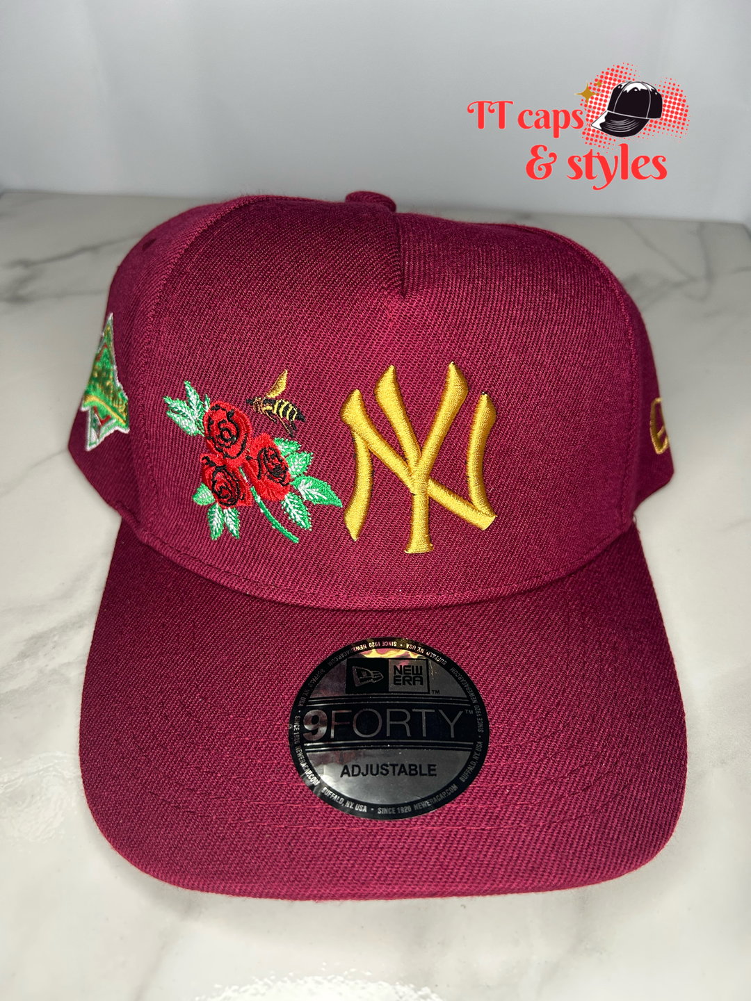 Burgundy NY 9forty NEW ERA World Series 1996