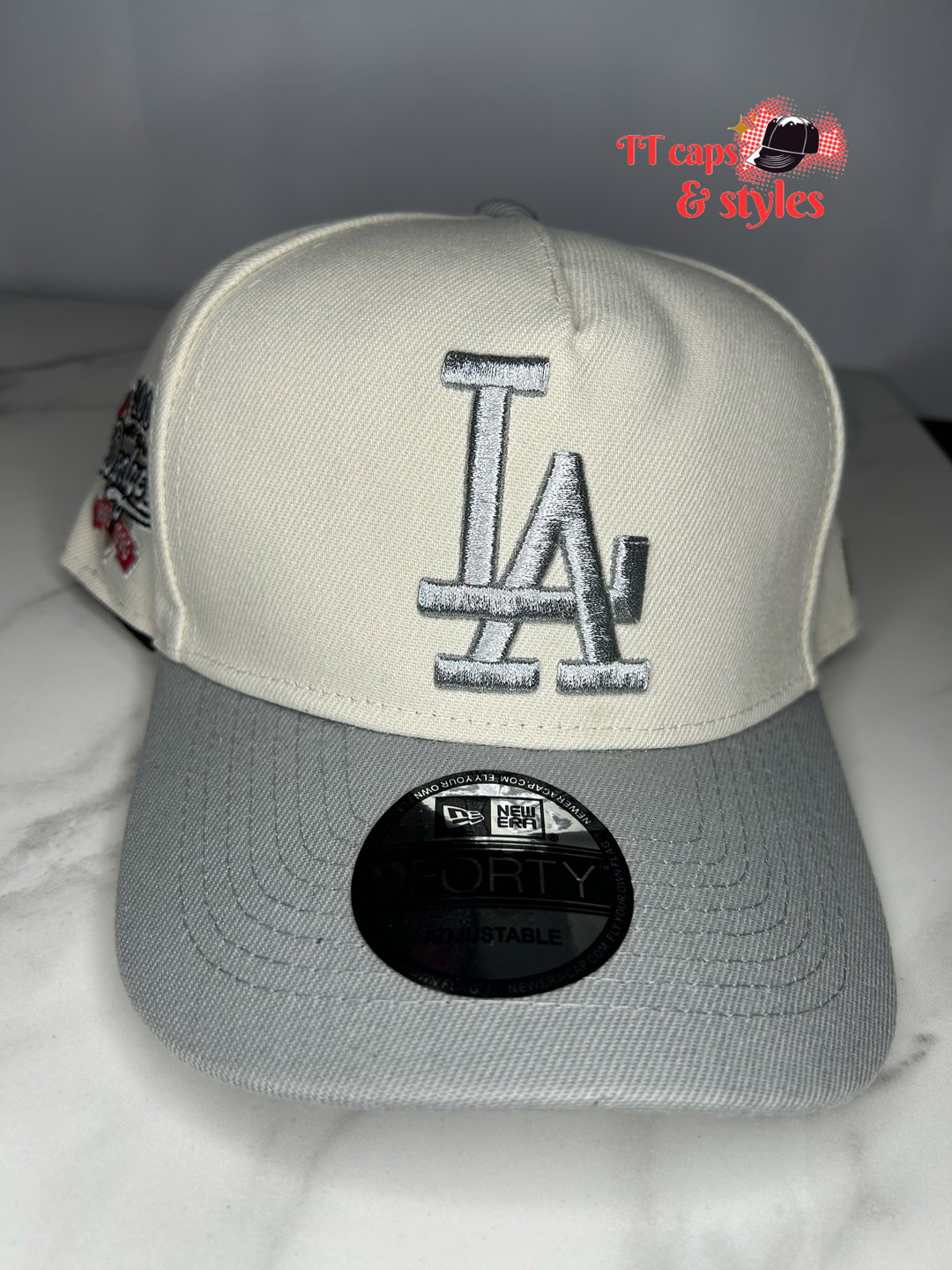 Cream and grey LA DODGERS 1890-1990