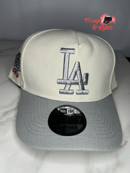 Cream and grey LA DODGERS 1890-1990