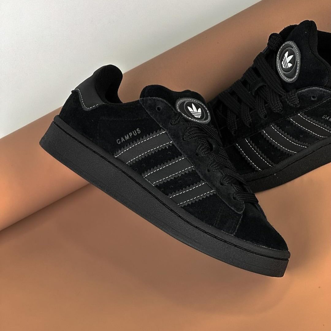 Adidas Campus 00s “Triple Black” (Gum Outsole)